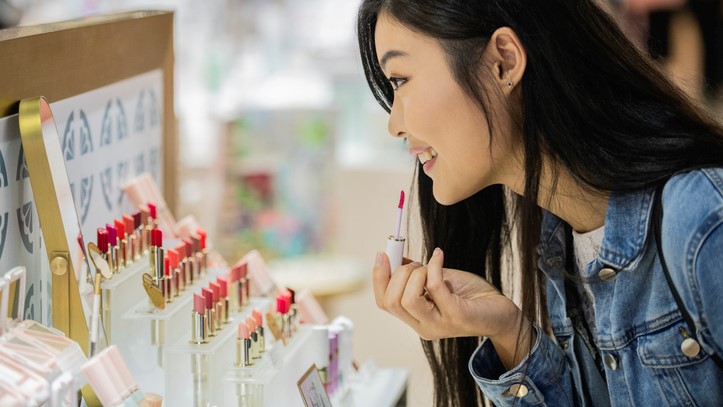Even when the economy is down, people keep buying beauty products
